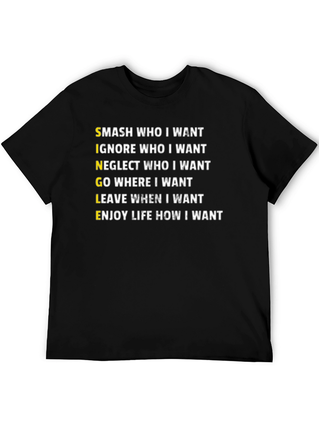 Single by Choice Mens Graphic Tee