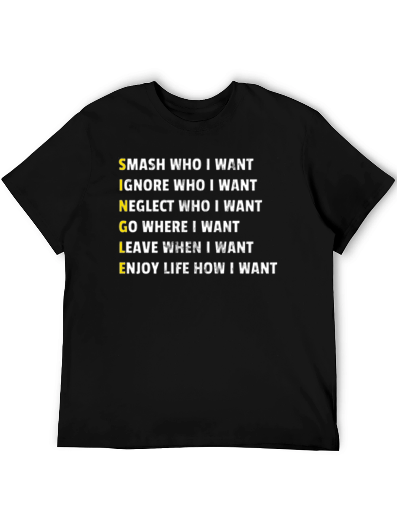 Single by Choice Mens Graphic Tee