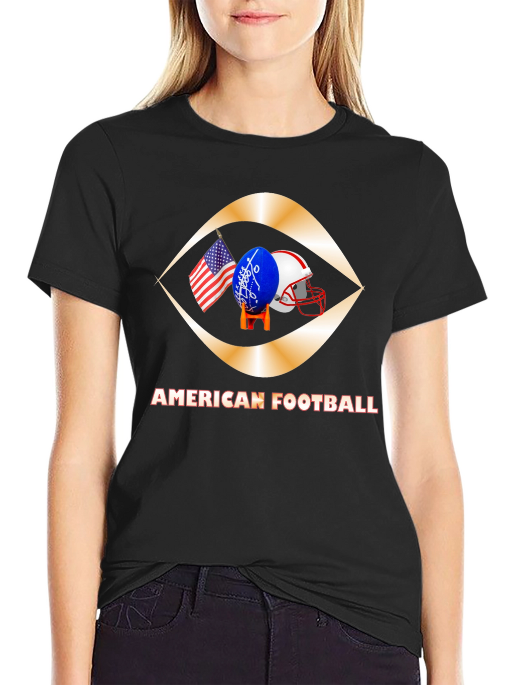 American Football Graphic T-Shirt