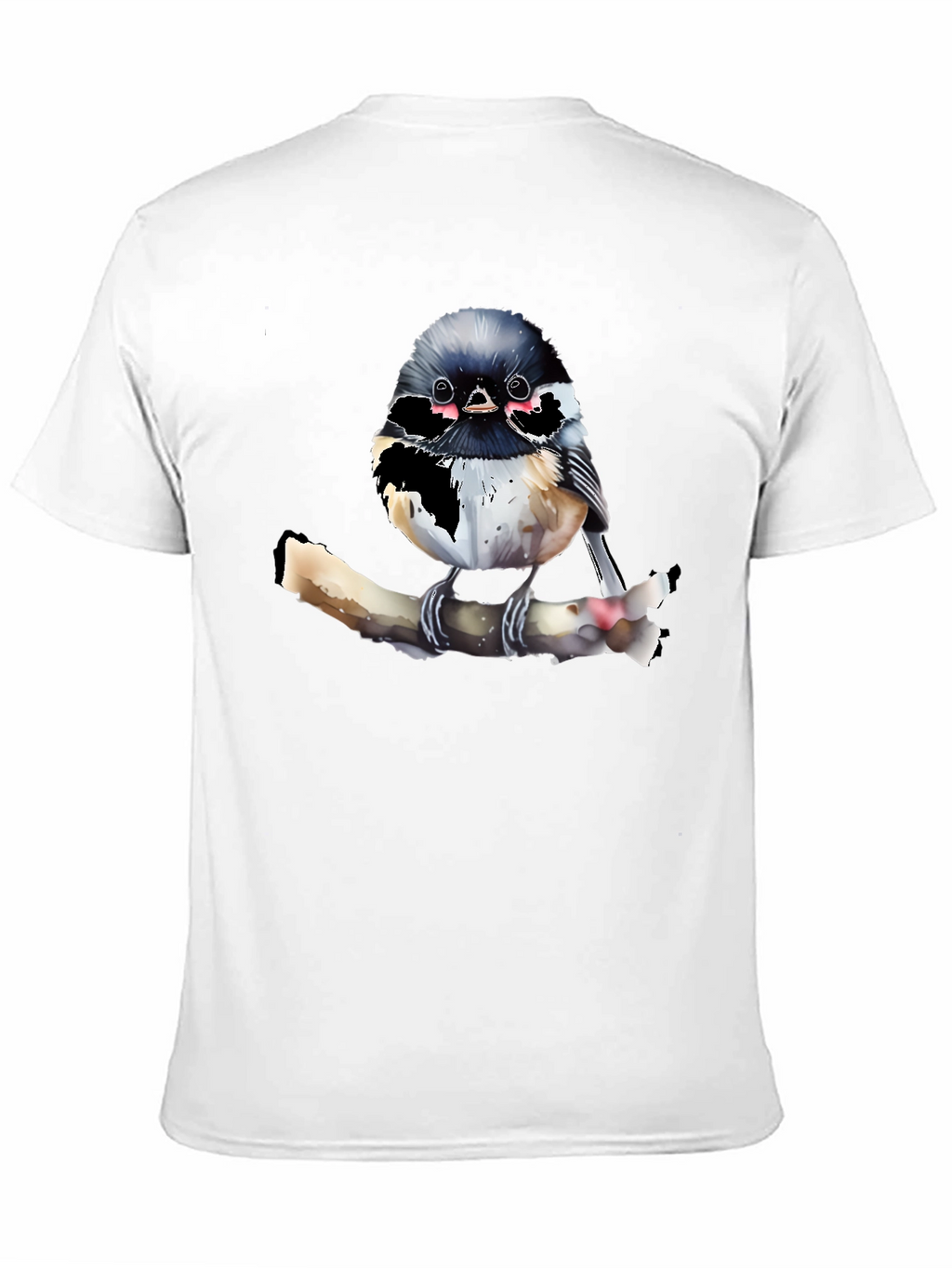 Chickadee Bird Graphic T-Shirt