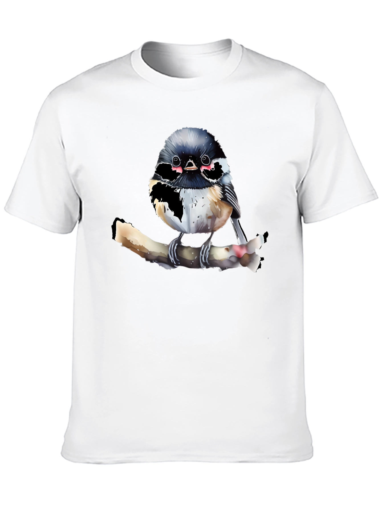 Chickadee Bird Graphic T-Shirt