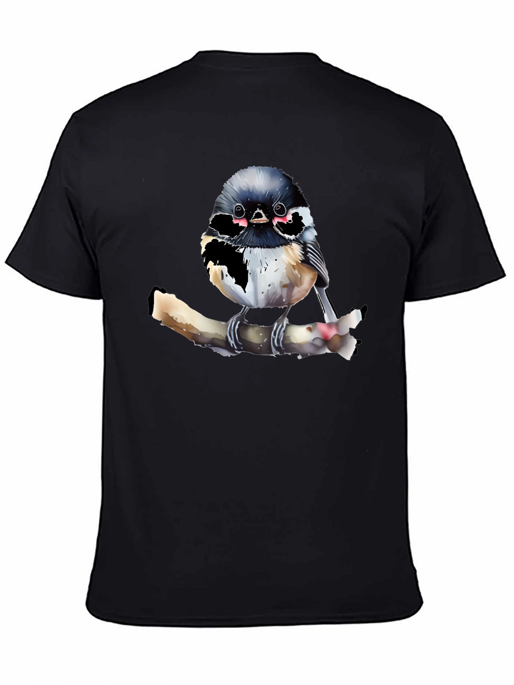 Chickadee Bird Graphic T-Shirt