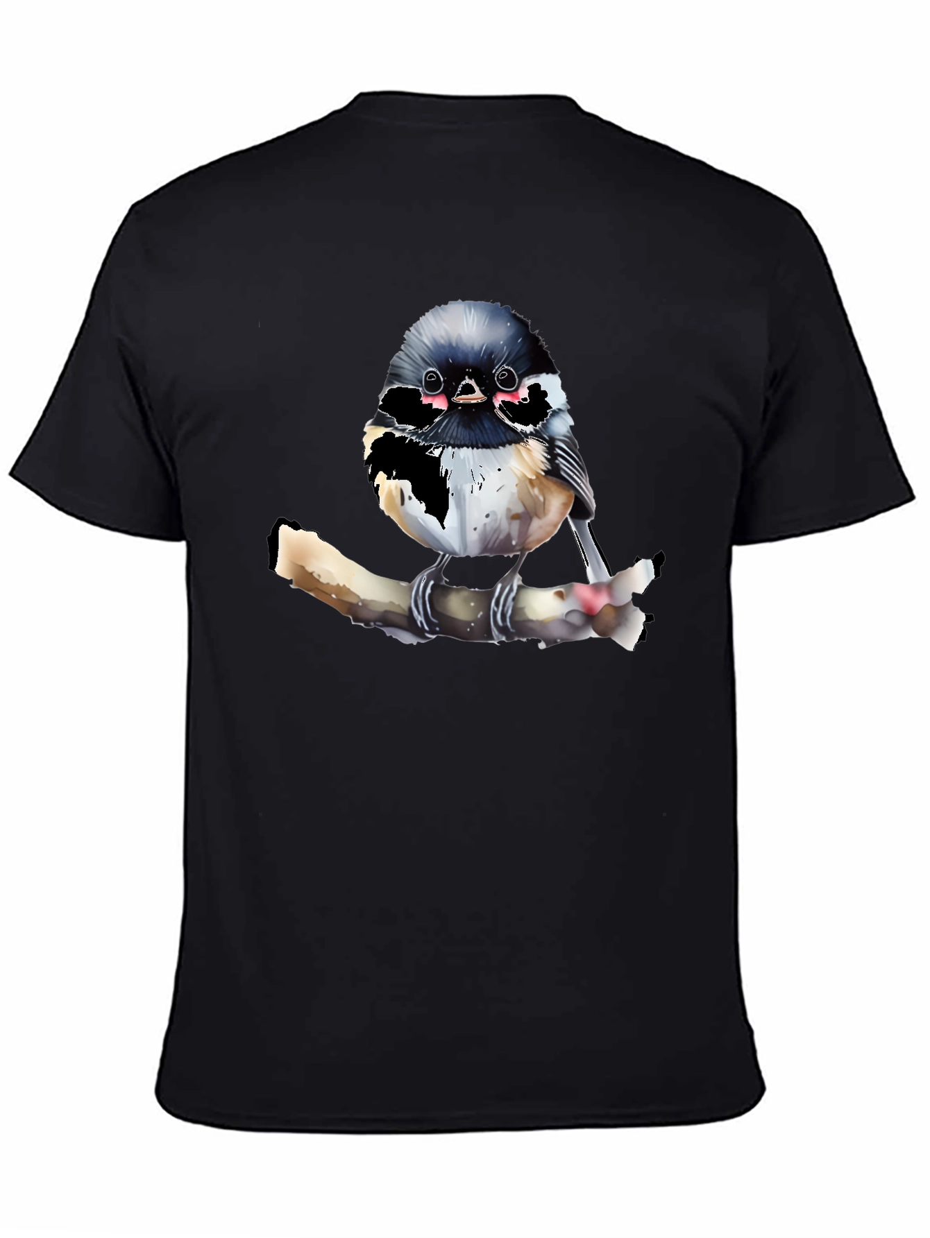 Chickadee Bird Graphic T-Shirt