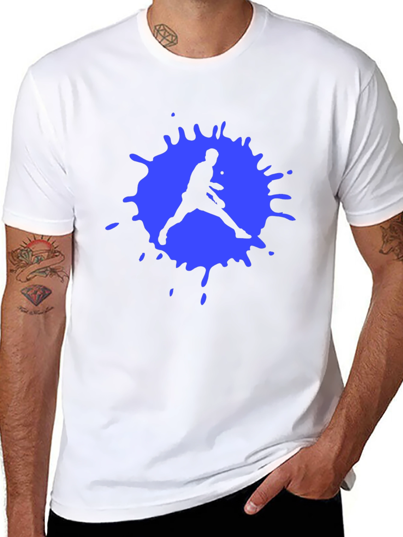 Splat Basketball Graphic Tee