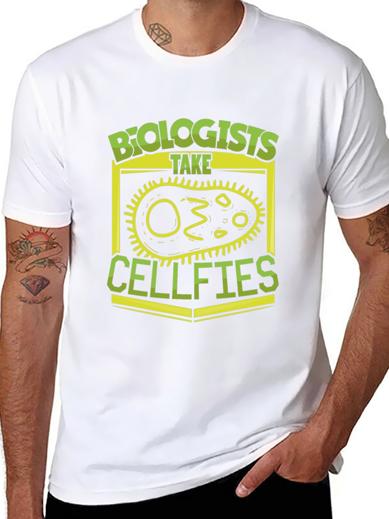 Biologists Take Cellfies Funny T-Shirt