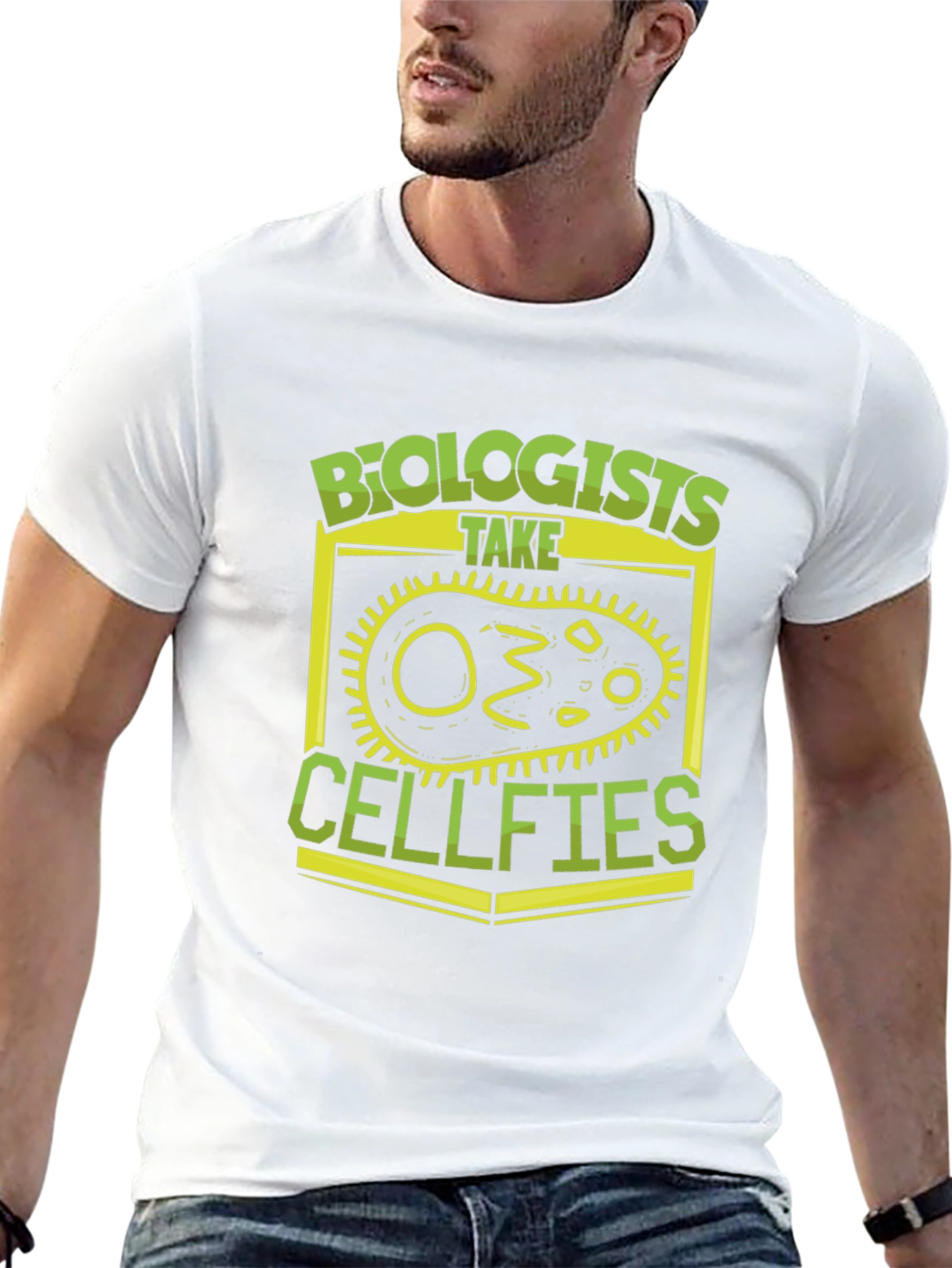 Biologists Take Cellfies Funny T-Shirt