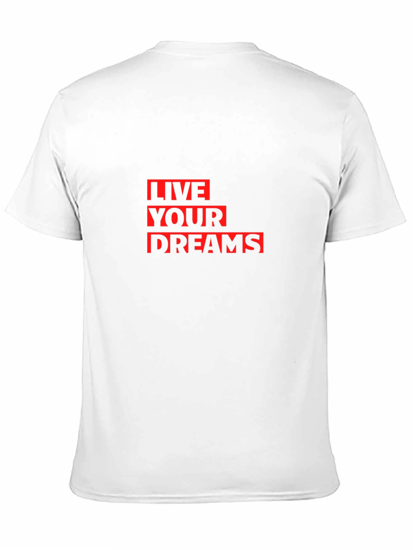 Live Your Dreams Graphic Tee - Stylish Black T-Shirt