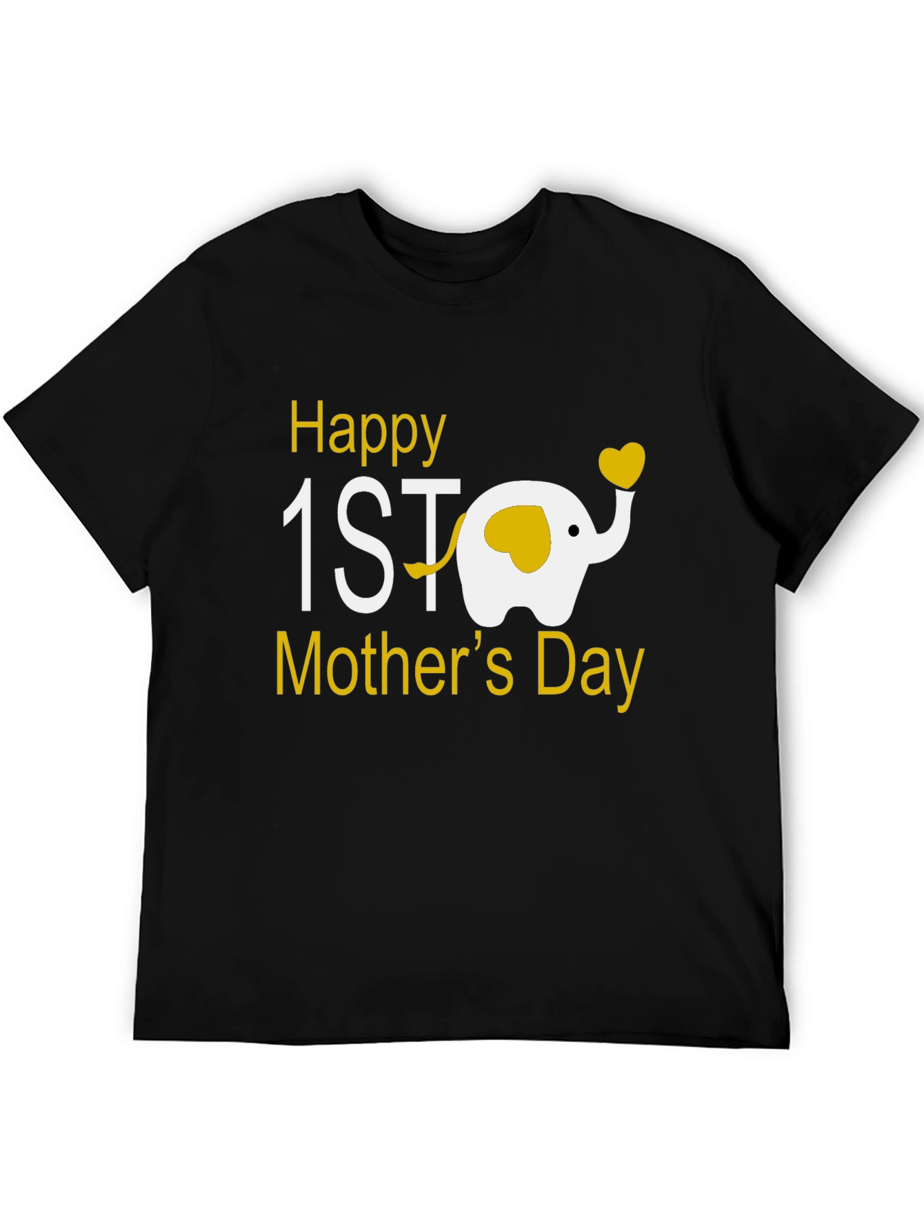 Happy 1st Mothers Day Elephant Tee