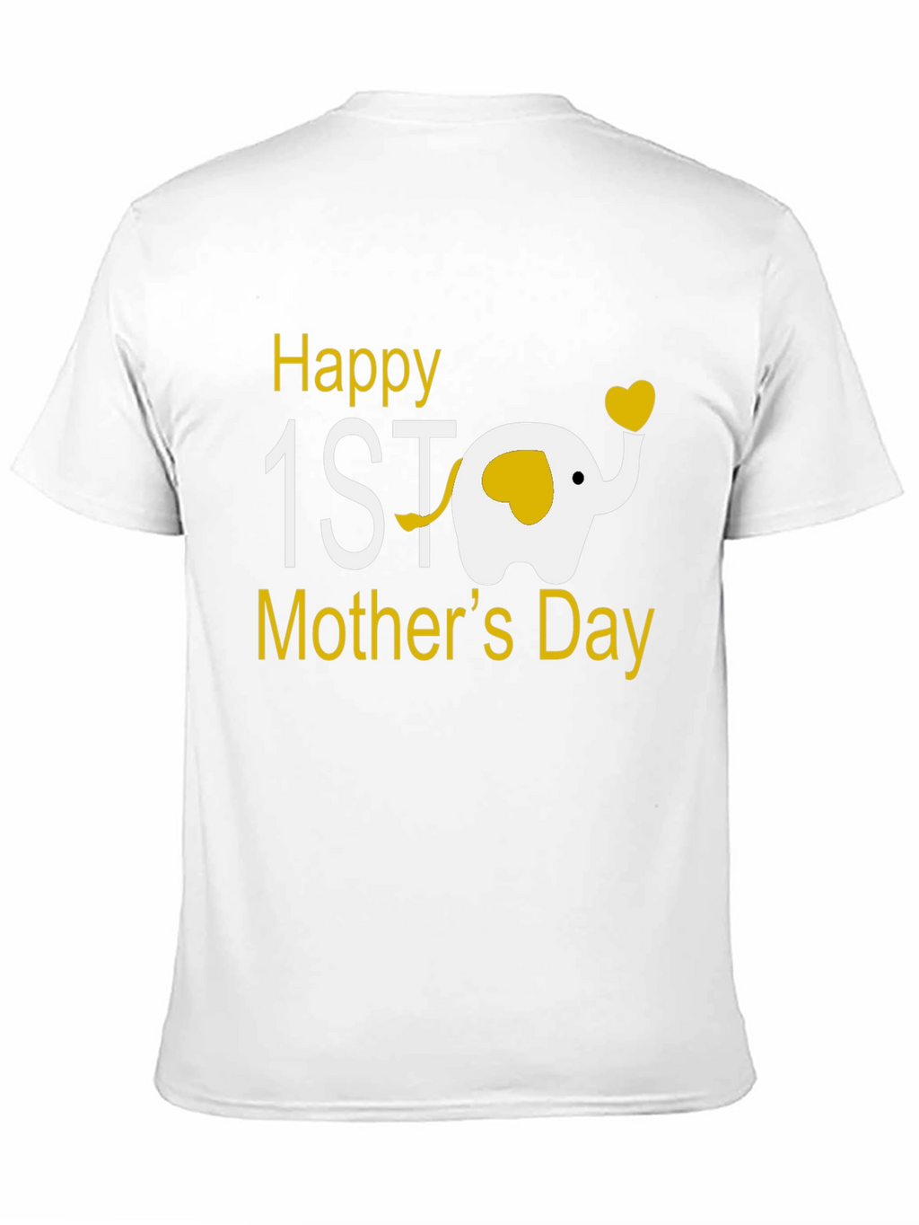 Happy 1st Mothers Day Elephant Tee