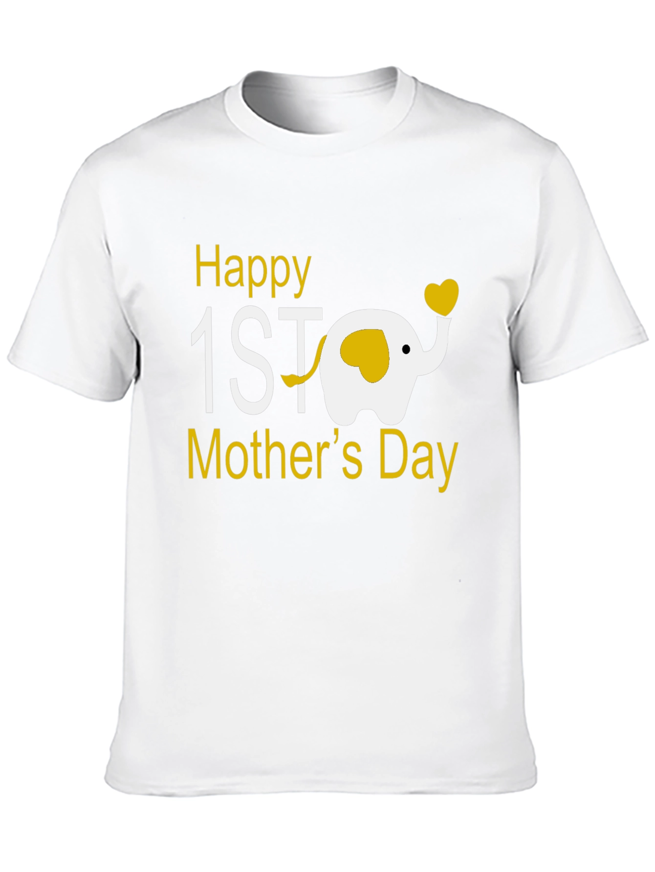 Happy 1st Mothers Day Elephant Tee
