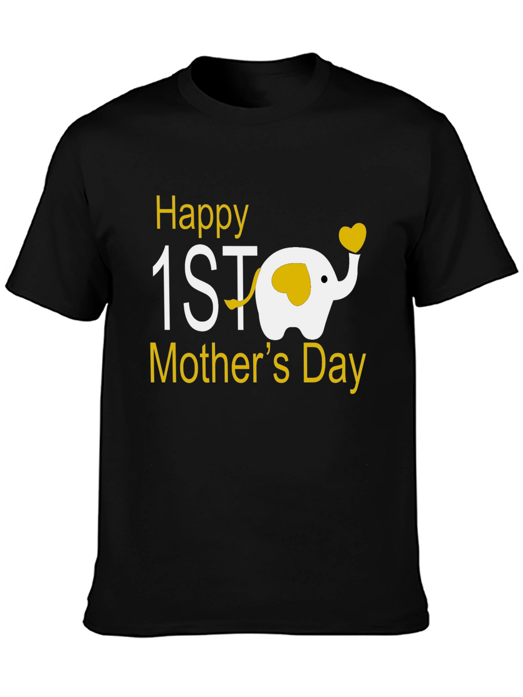 Happy 1st Mothers Day Elephant Tee