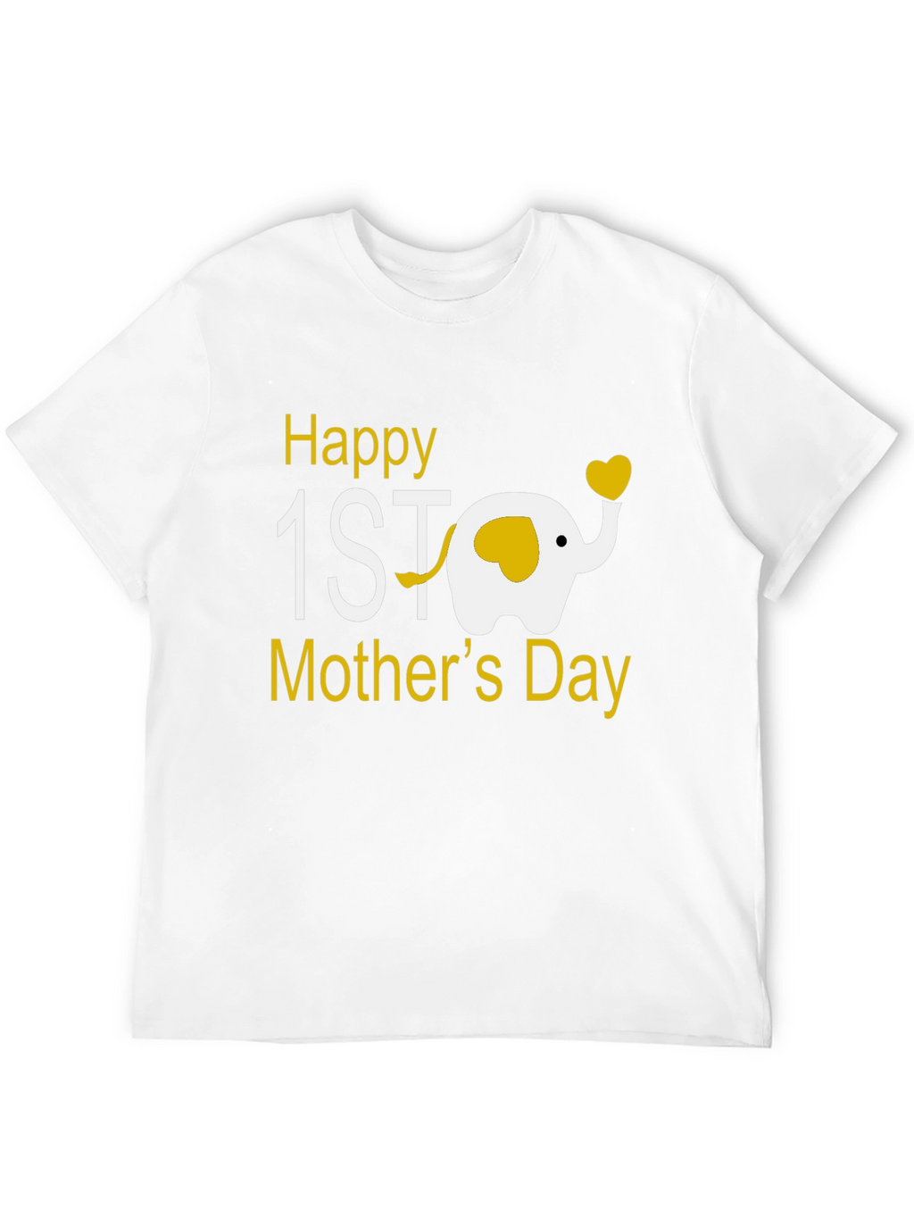 Happy 1st Mothers Day Elephant Tee