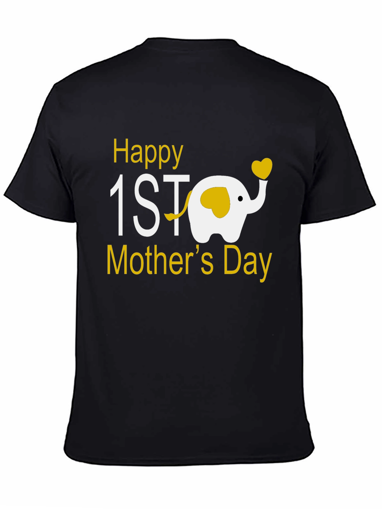 Happy 1st Mothers Day Elephant Tee