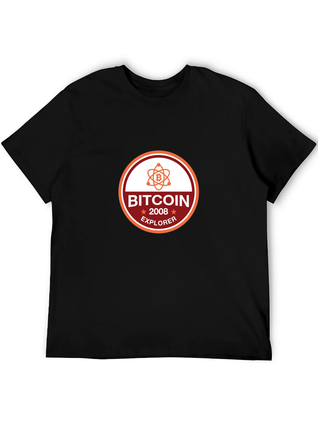 Bitcoin 2008 Explorer Black T-Shirt