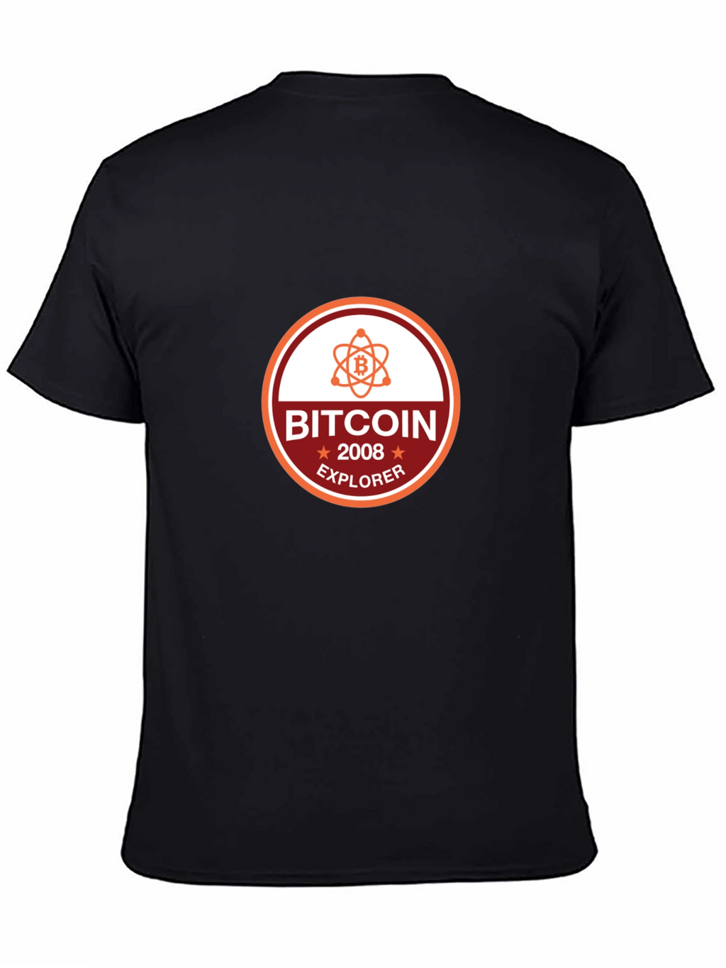 Bitcoin 2008 Explorer Black T-Shirt