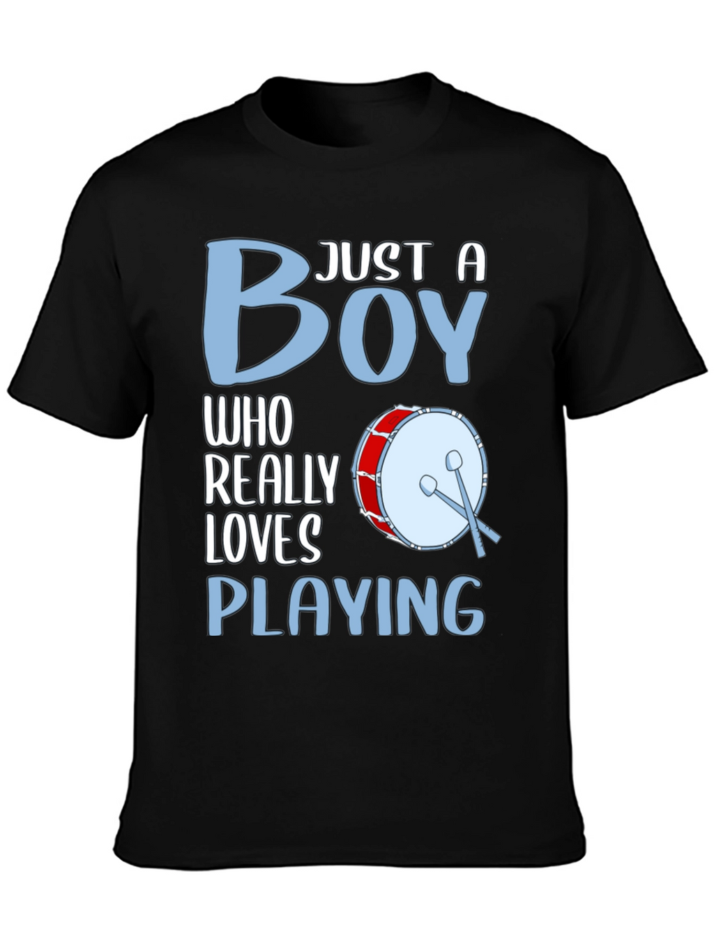 Boy Drummer Graphic T-Shirt