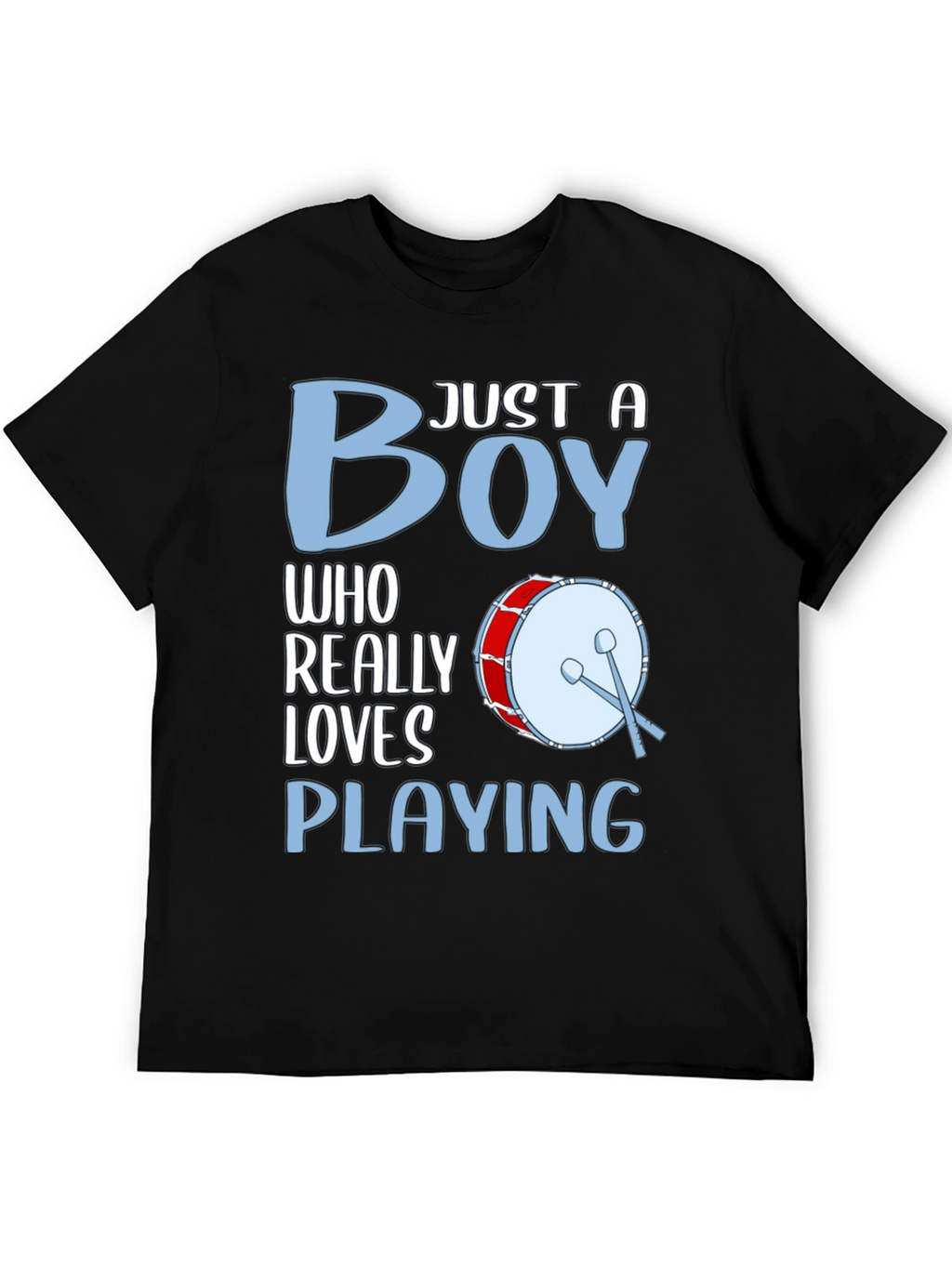 Boy Drummer Graphic T-Shirt