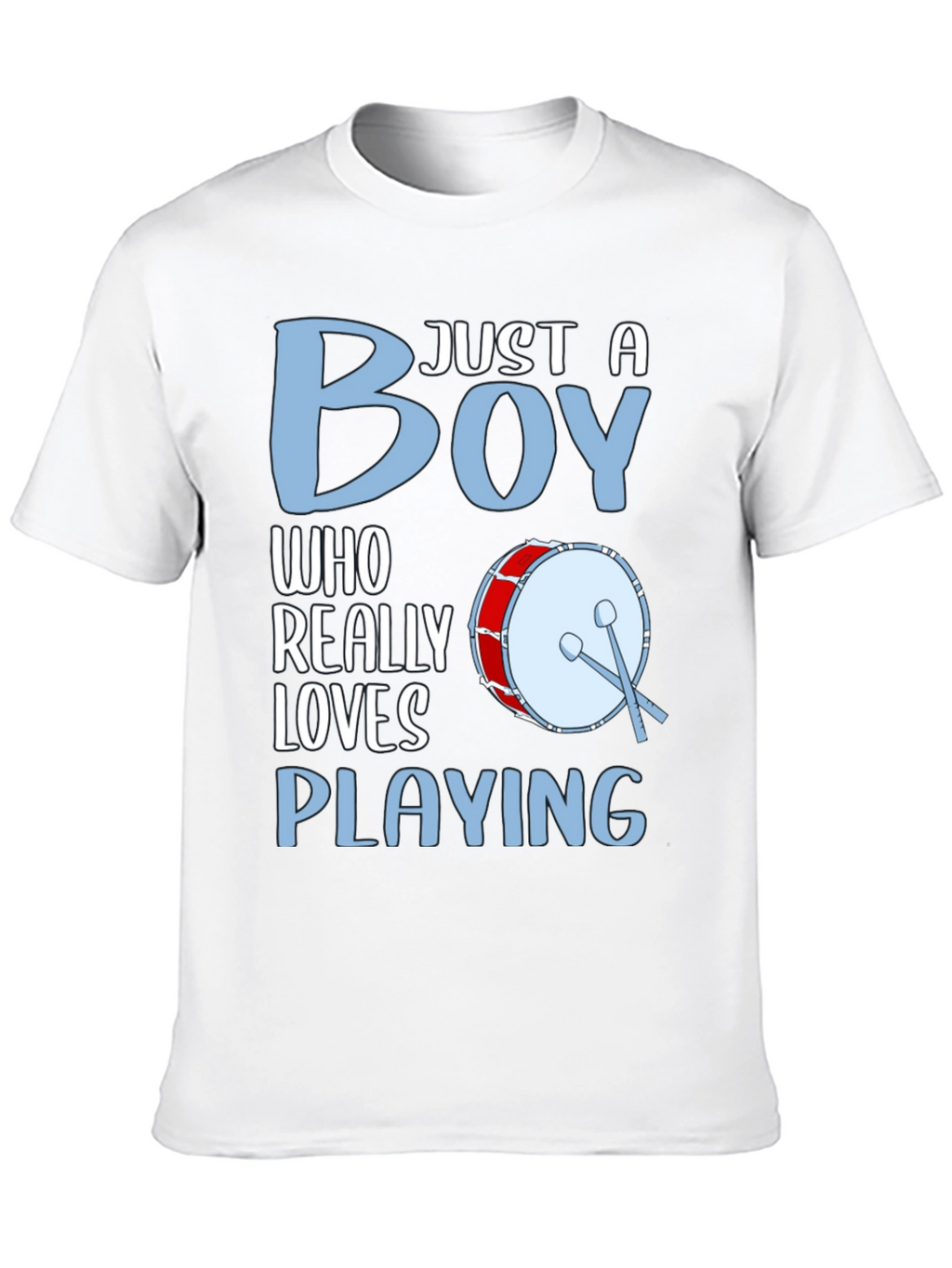 Boy Drummer Graphic T-Shirt