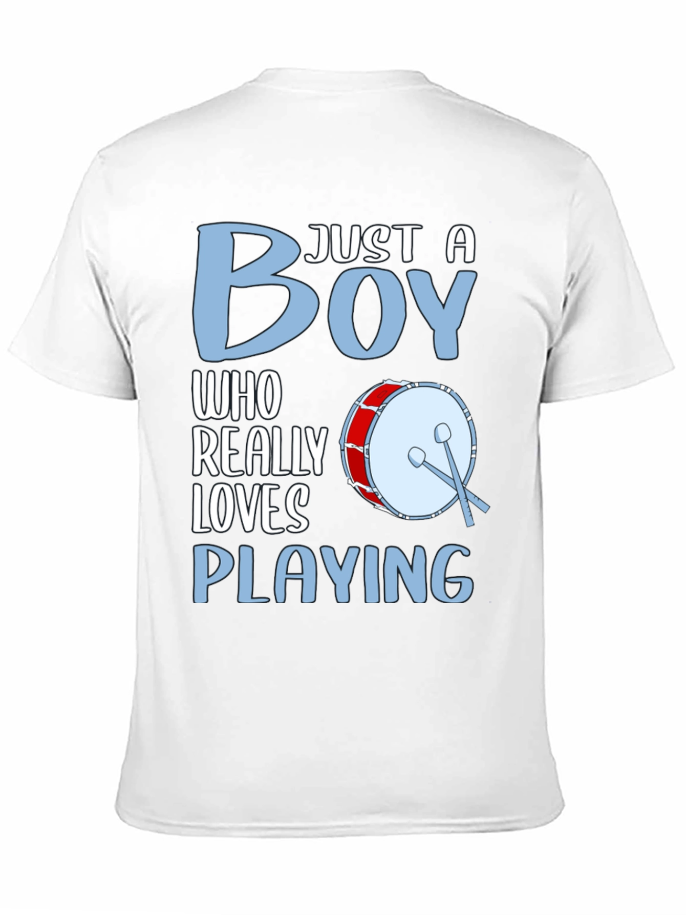 Boy Drummer Graphic T-Shirt