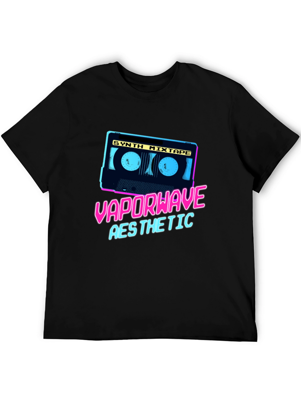 Vaporwave Aesthetic Synth Mixtape Graphic Tee