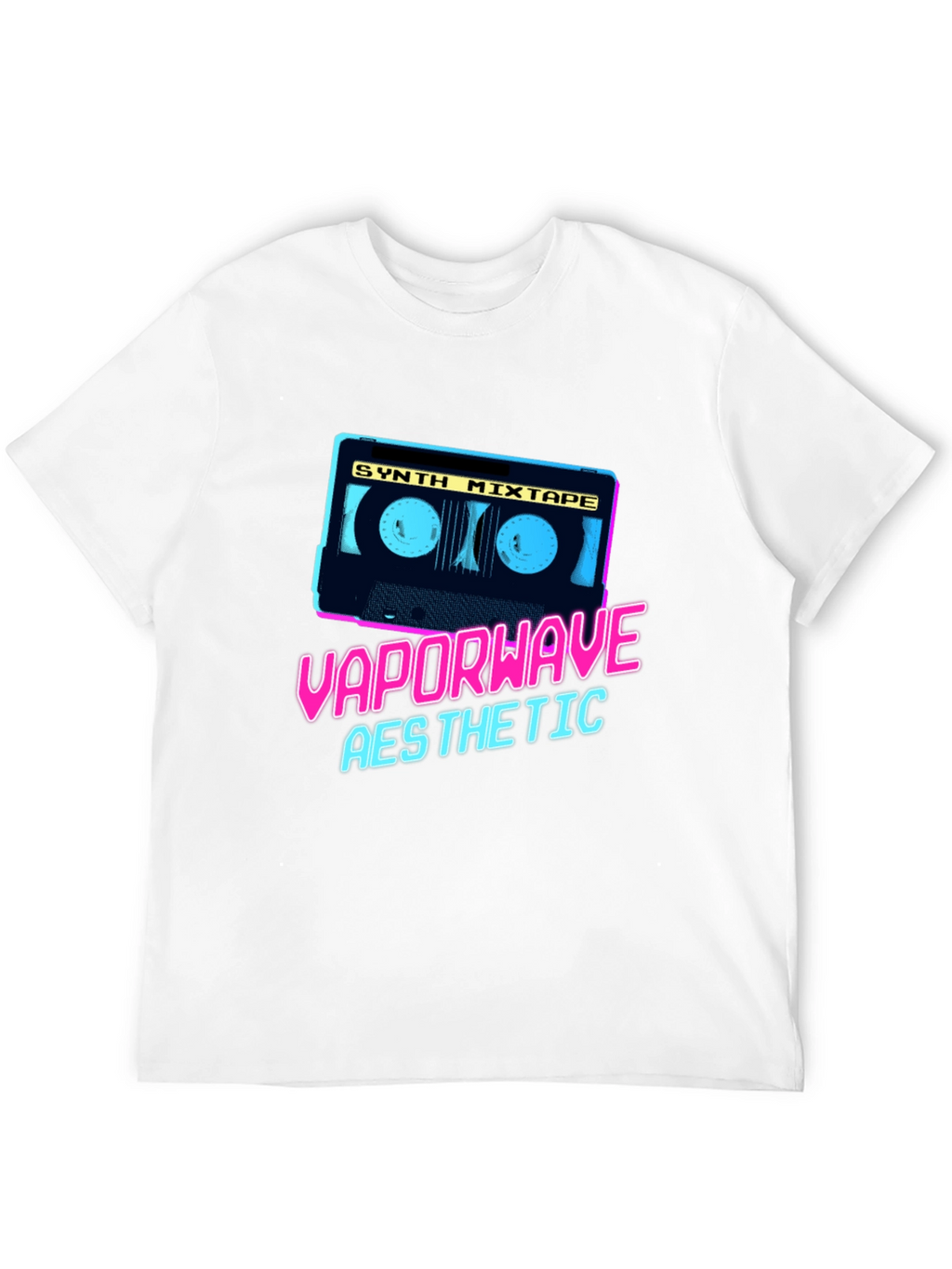 Vaporwave Aesthetic Synth Mixtape Graphic Tee