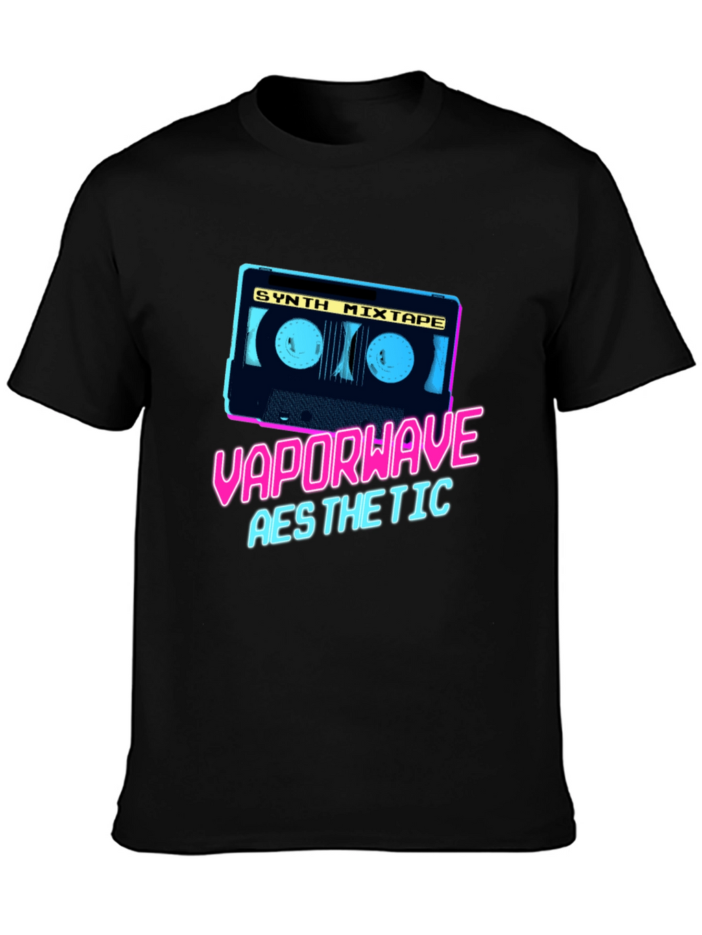 Vaporwave Aesthetic Synth Mixtape Graphic Tee