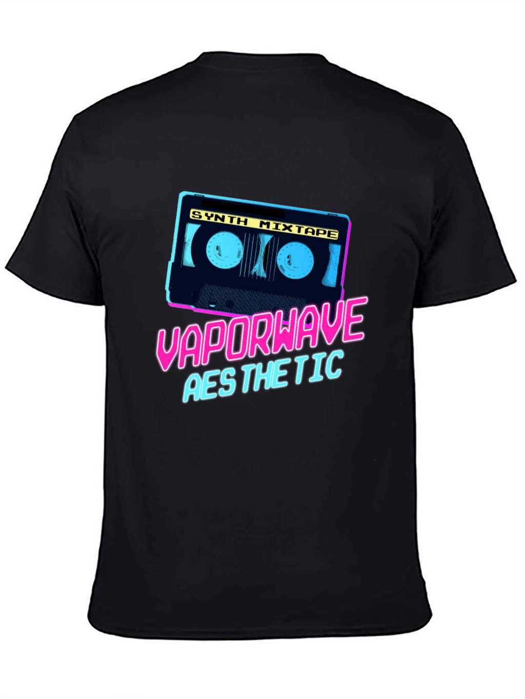 Vaporwave Aesthetic Synth Mixtape Graphic Tee