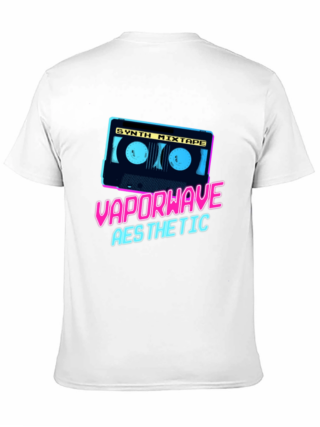 Vaporwave Aesthetic Synth Mixtape Graphic Tee