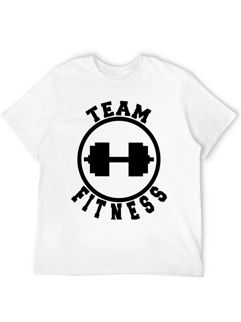 Team Fitness Black Graphic T-Shirt