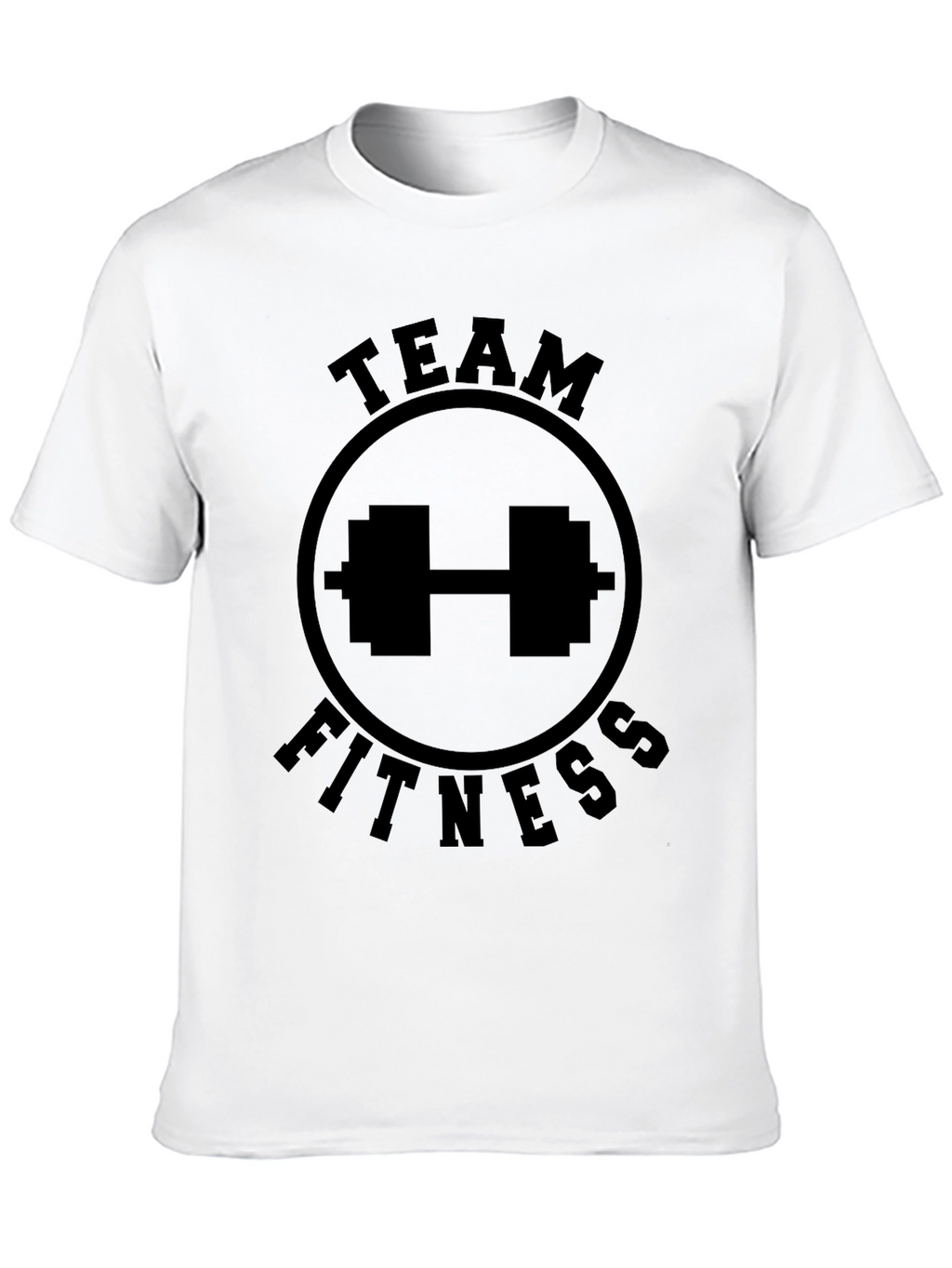 Team Fitness Black Graphic T-Shirt