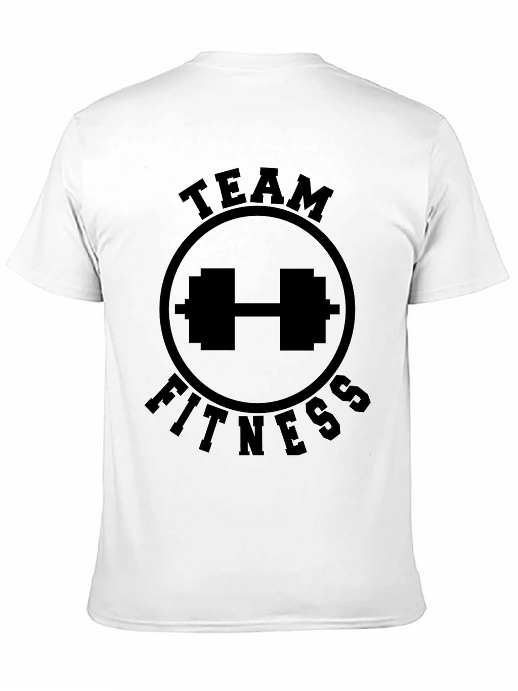 Team Fitness Black Graphic T-Shirt