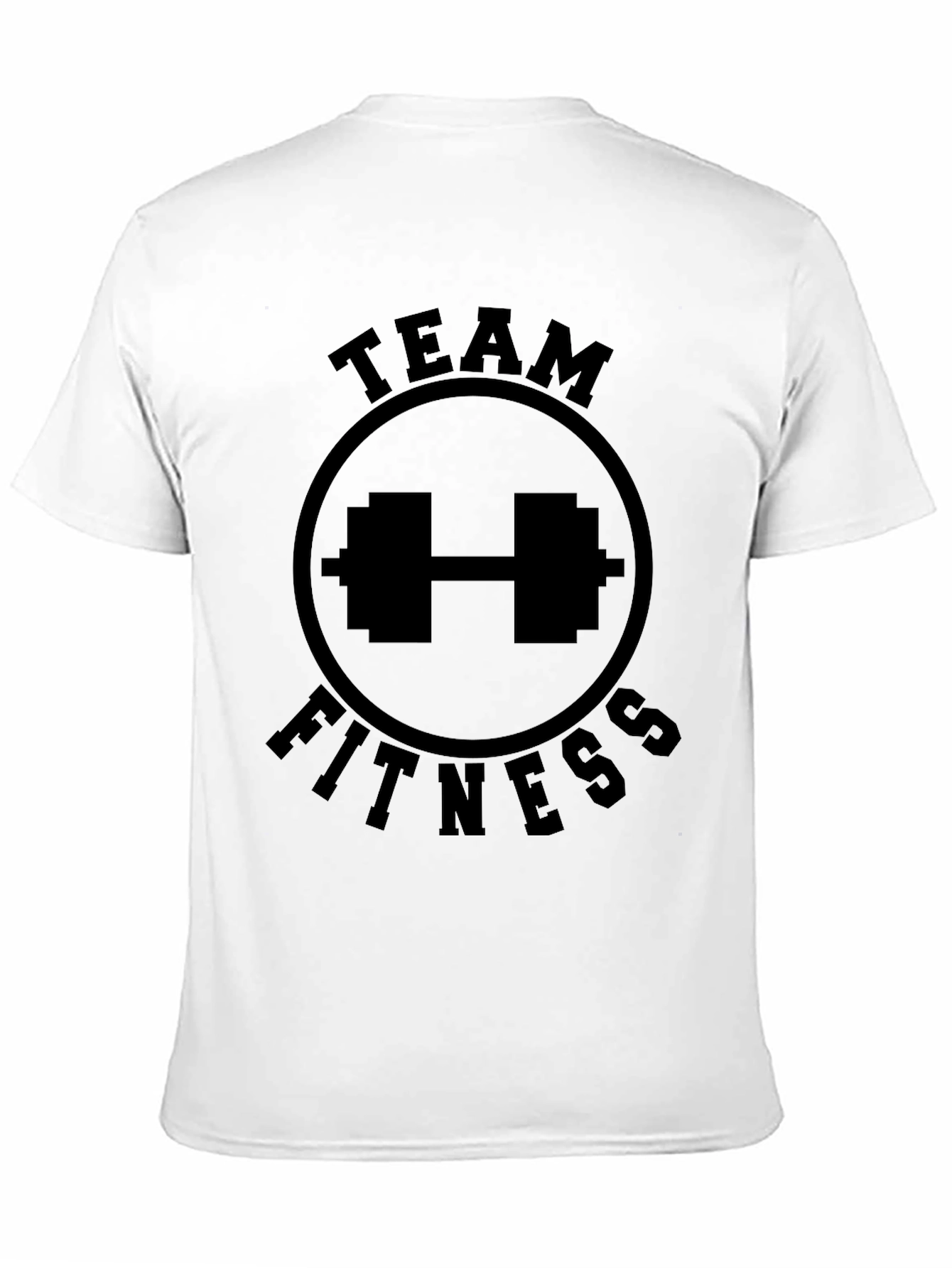 Team Fitness Black Graphic T-Shirt