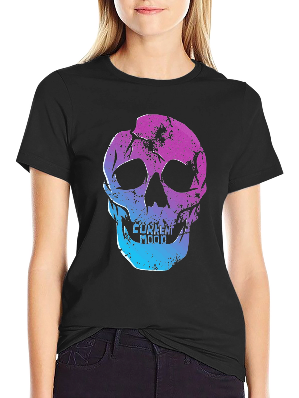 Skull Graphic T-Shirt - Current Mood