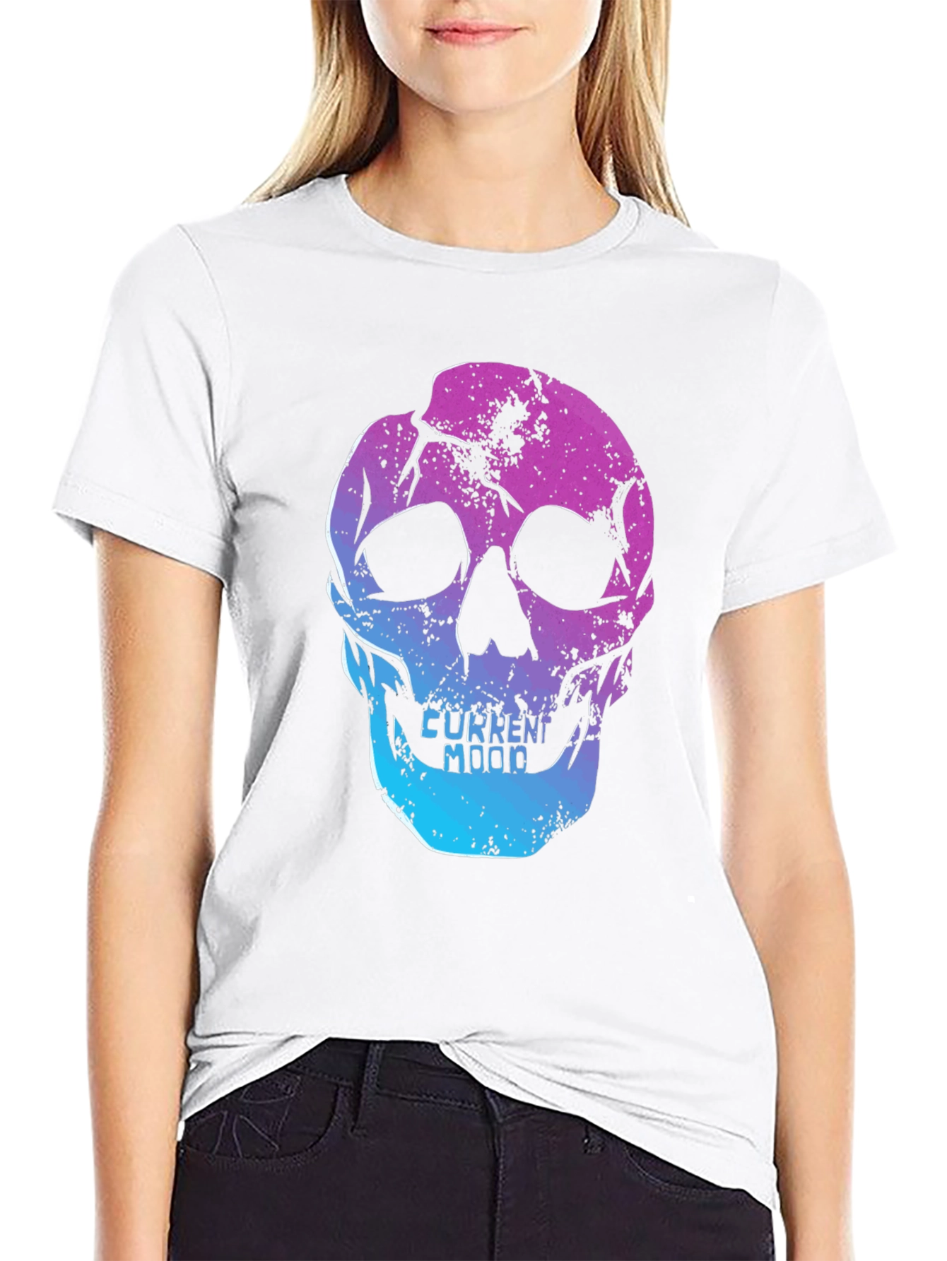 Skull Graphic T-Shirt - Current Mood
