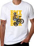 BMX Rider Graphic T-Shirt - No Limits Just Tricks