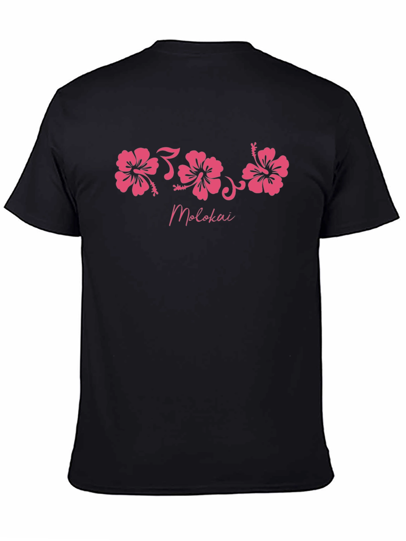 Hibiscus Molokai Black T-Shirt