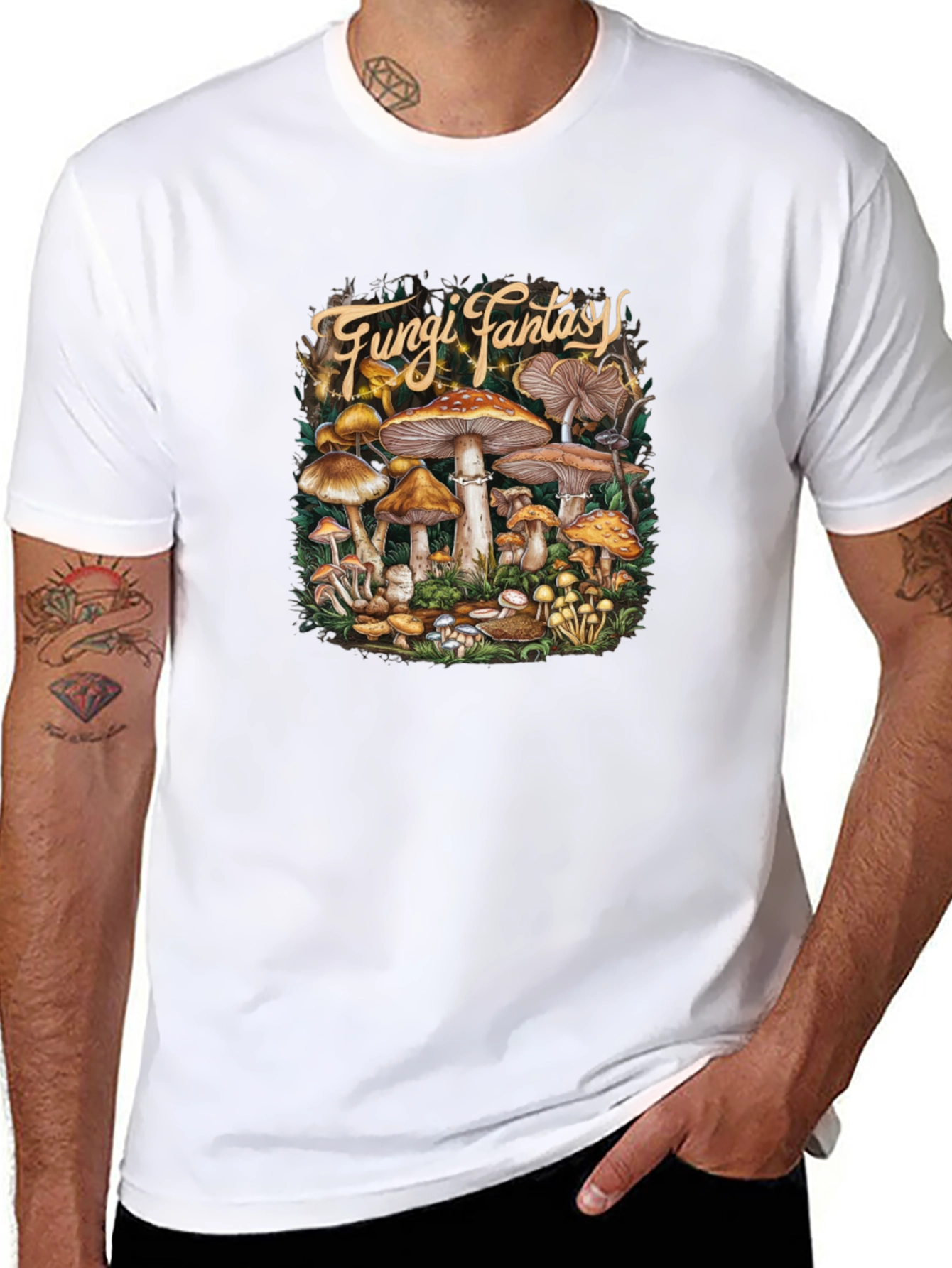 Fungi Fantasy Graphic T-Shirt