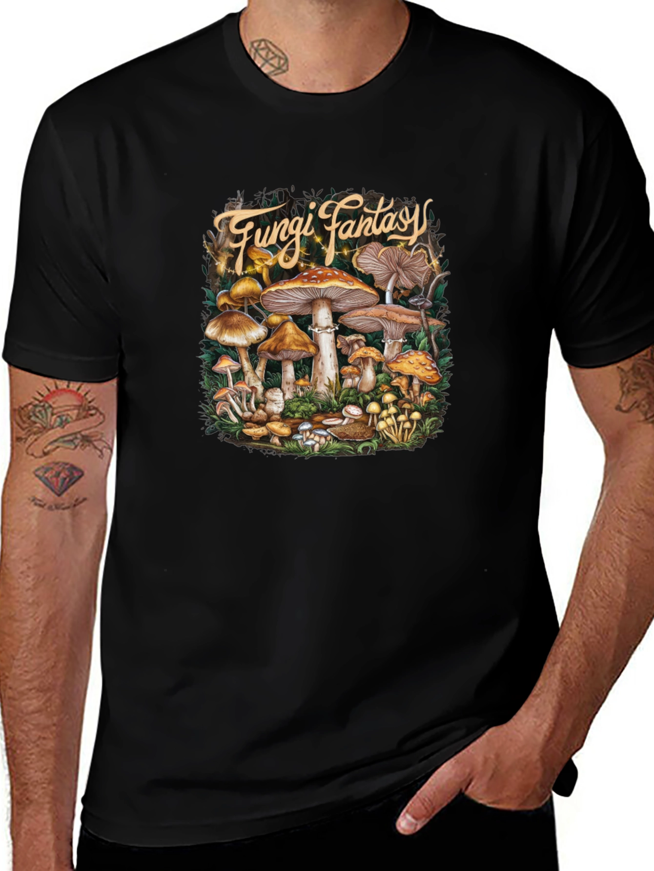Fungi Fantasy Graphic T-Shirt