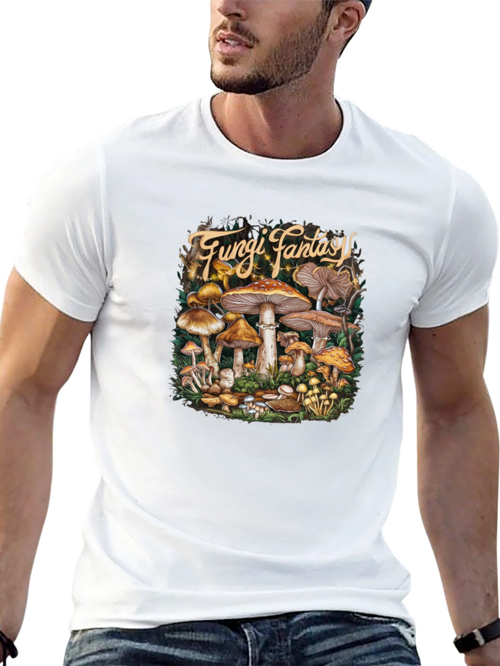 Fungi Fantasy Graphic T-Shirt