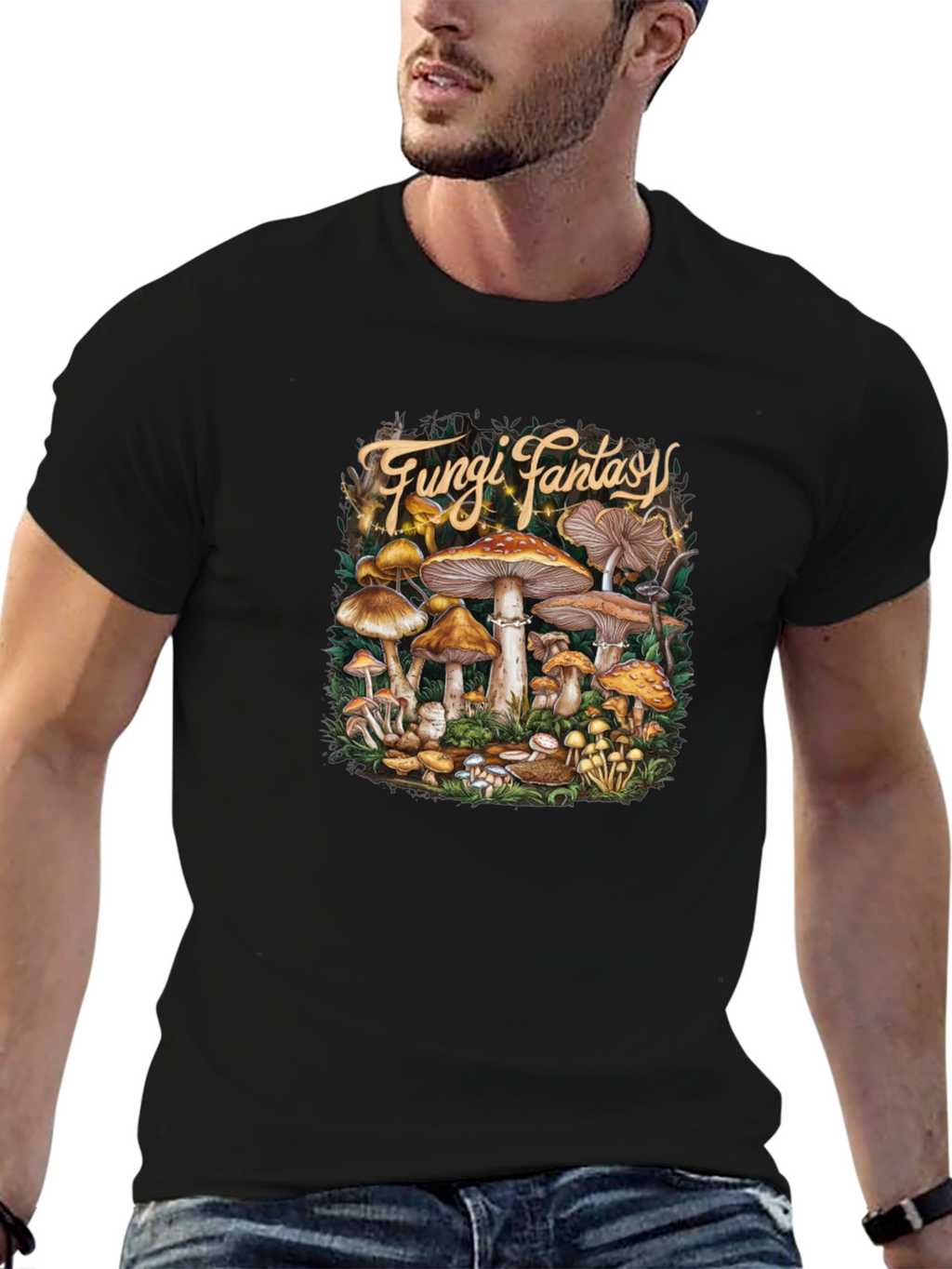 Fungi Fantasy Graphic T-Shirt