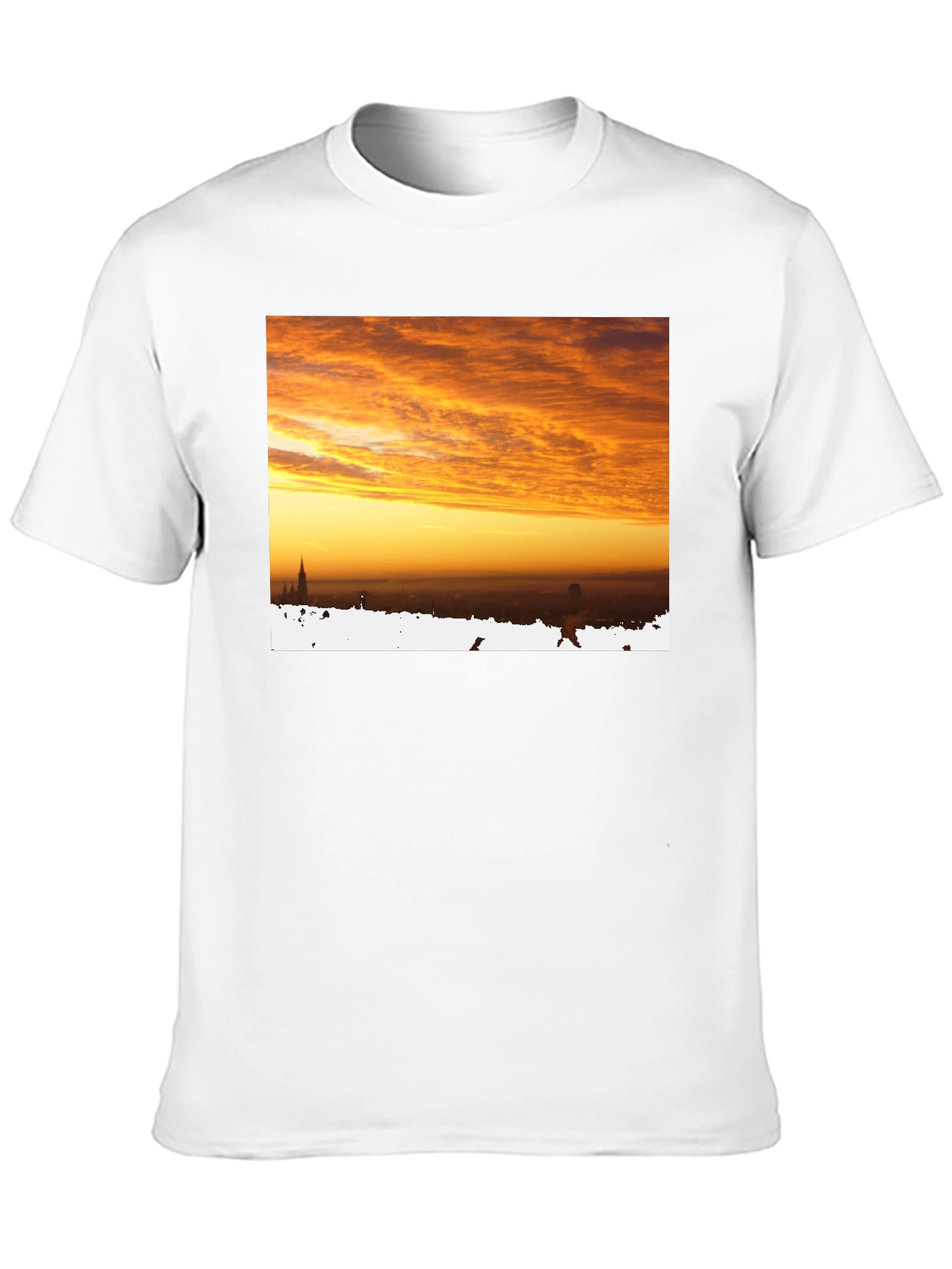 Sunrise Cityscape Graphic Tee
