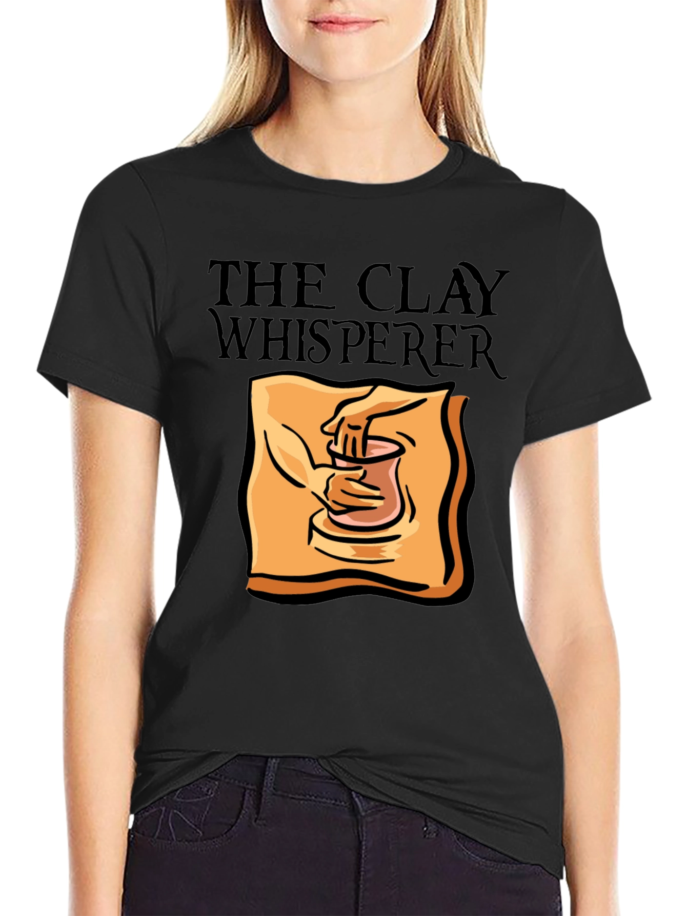 Clay Whisperer Graphic T-Shirt Pottery Lover Gift
