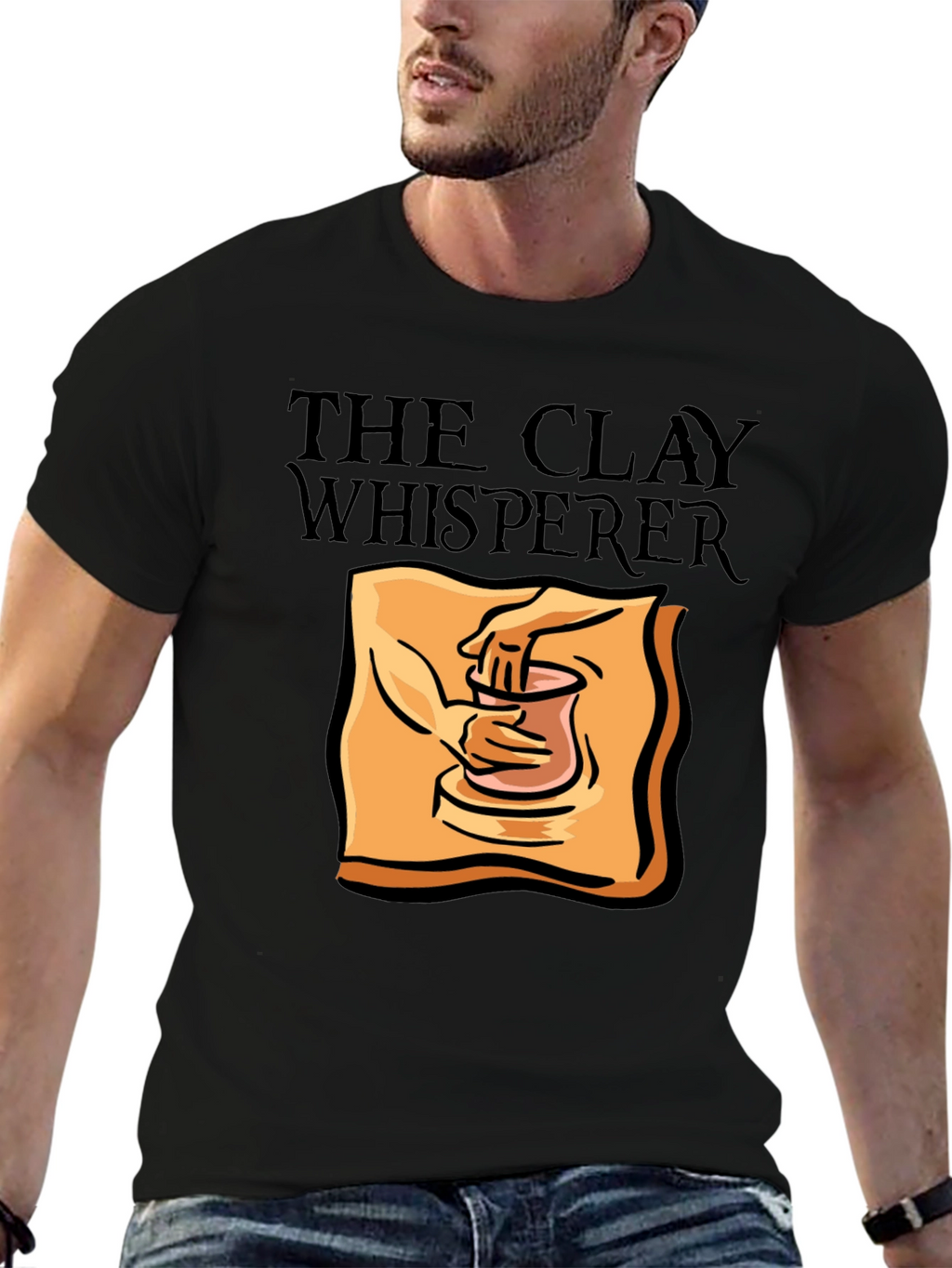 Clay Whisperer Graphic T-Shirt Pottery Lover Gift