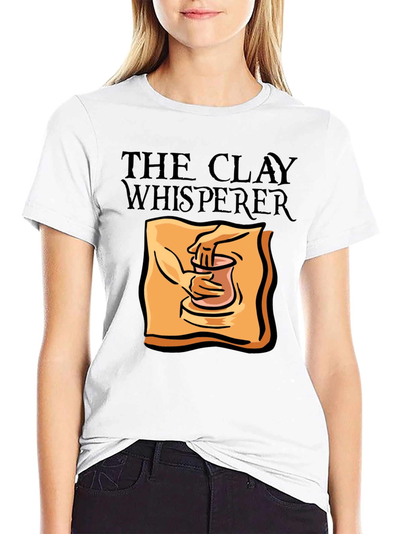 Clay Whisperer Graphic T-Shirt Pottery Lover Gift