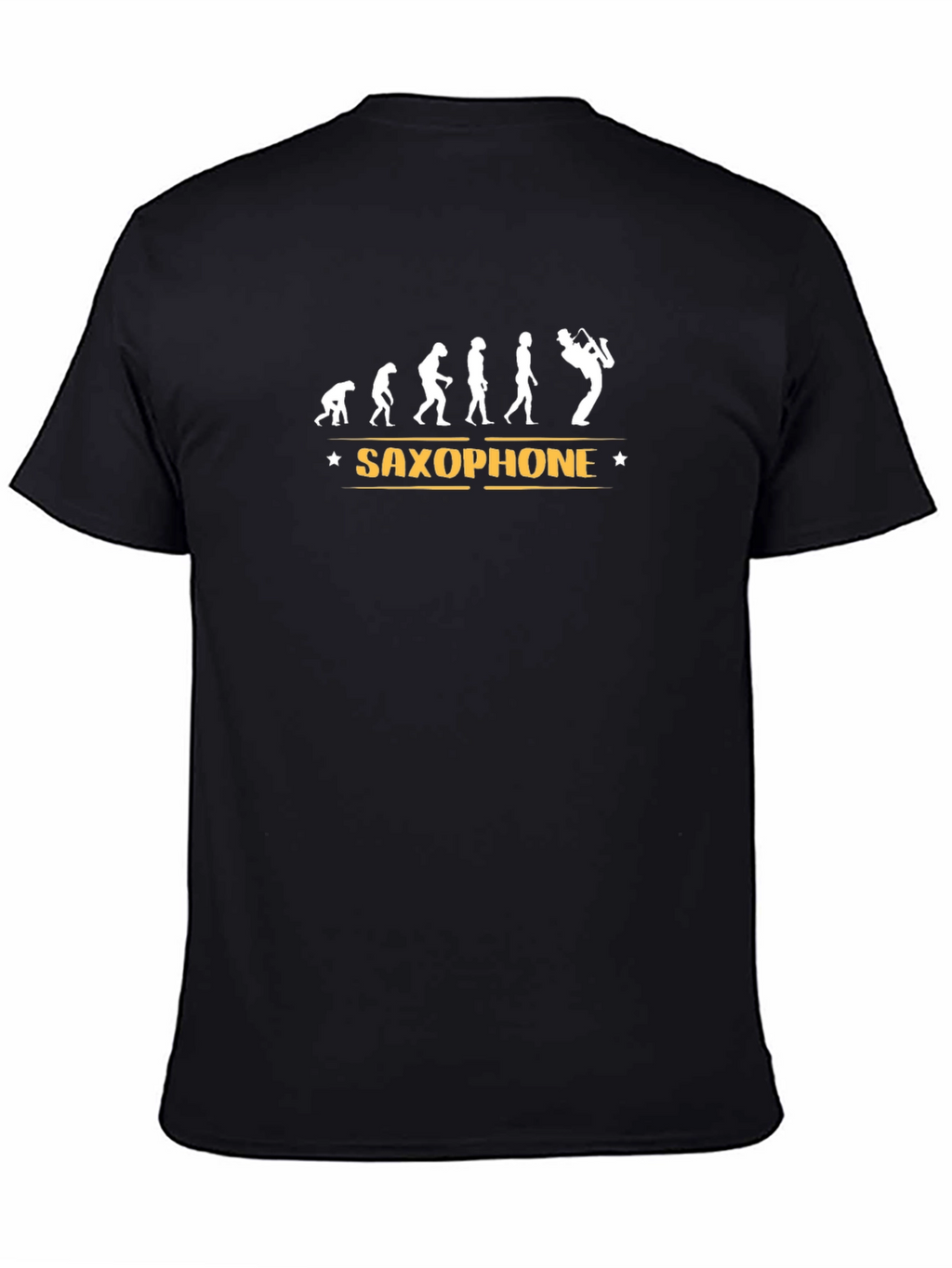 Saxophone Evolution T-Shirt - Black