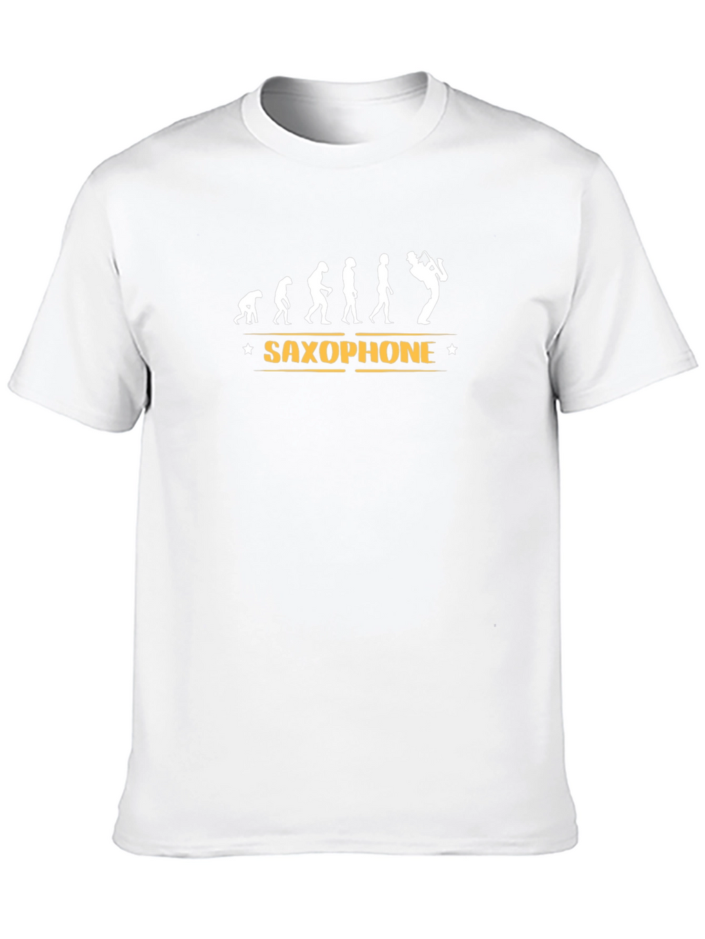 Saxophone Evolution T-Shirt - Black