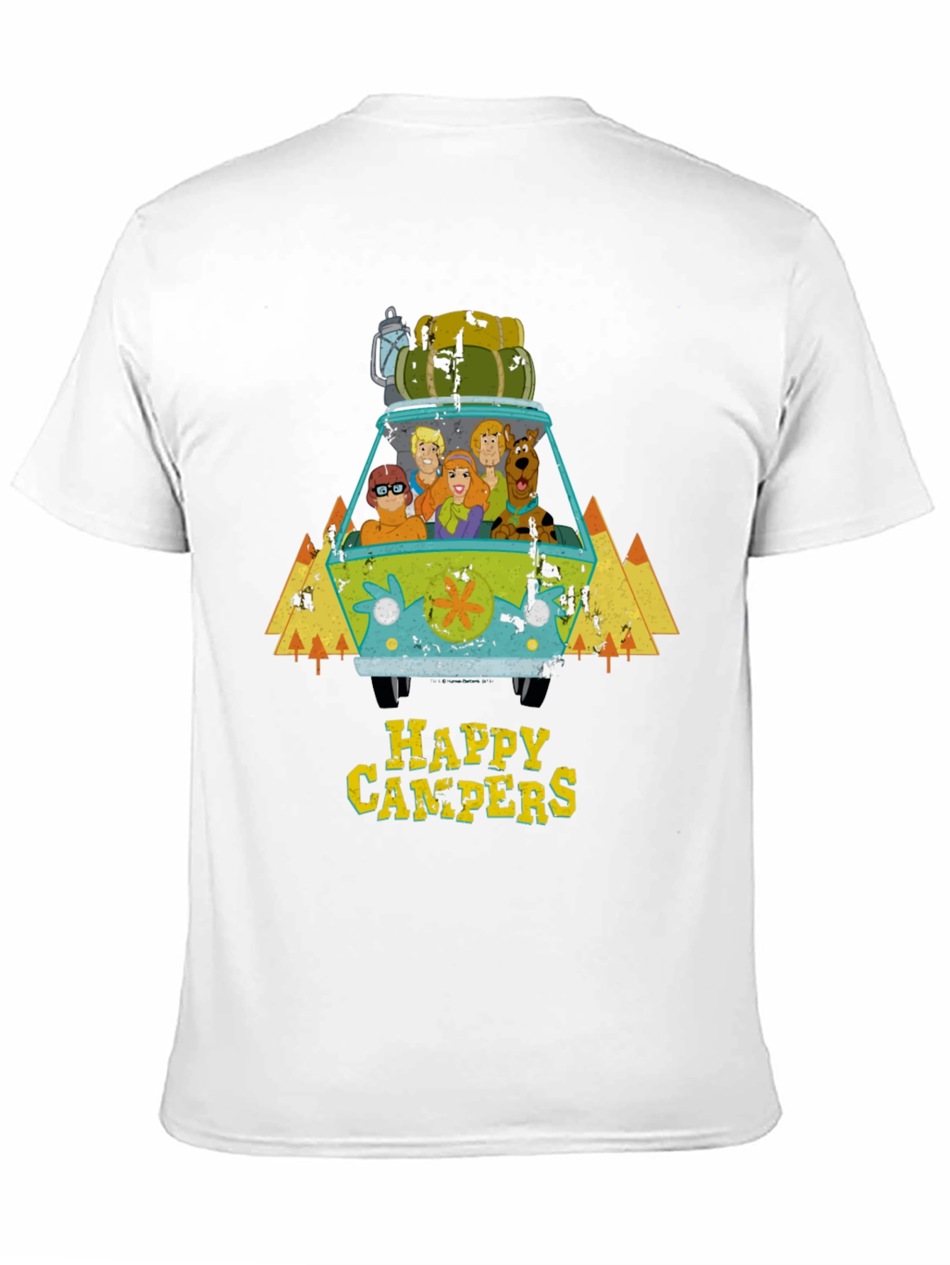 Scooby Doo Happy Campers Black T-Shirt