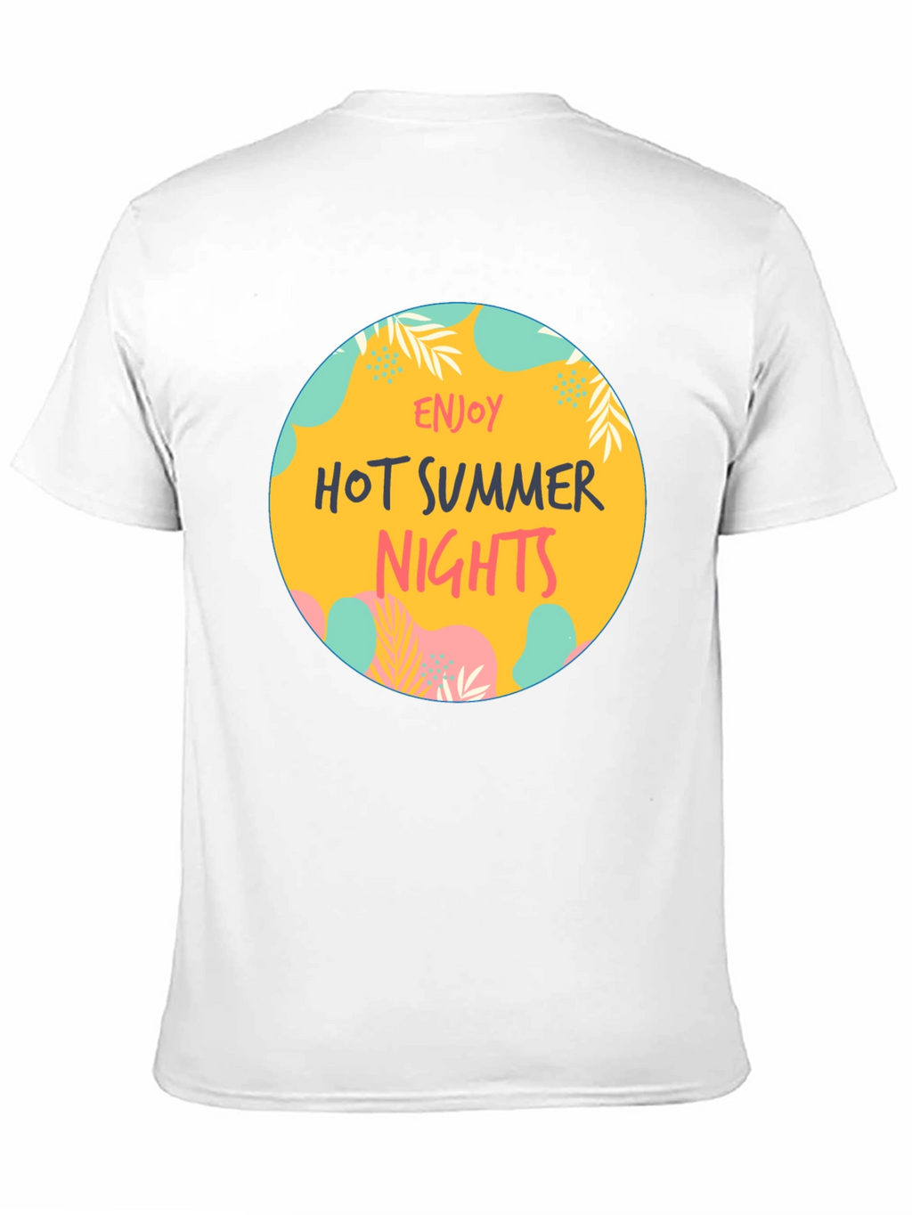 Enjoy Hot Summer Nights Graphic Tee - Black