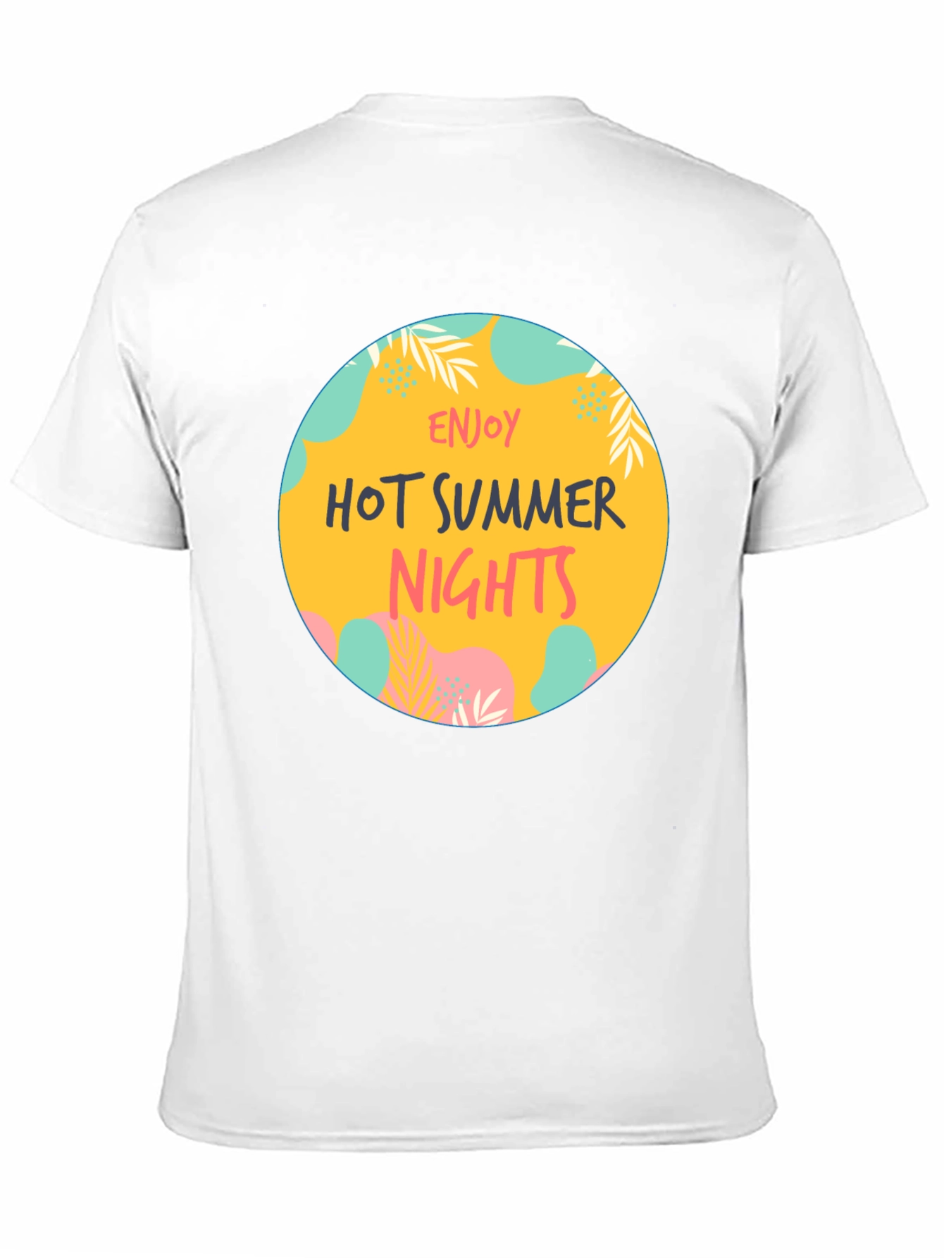 Enjoy Hot Summer Nights Graphic Tee - Black