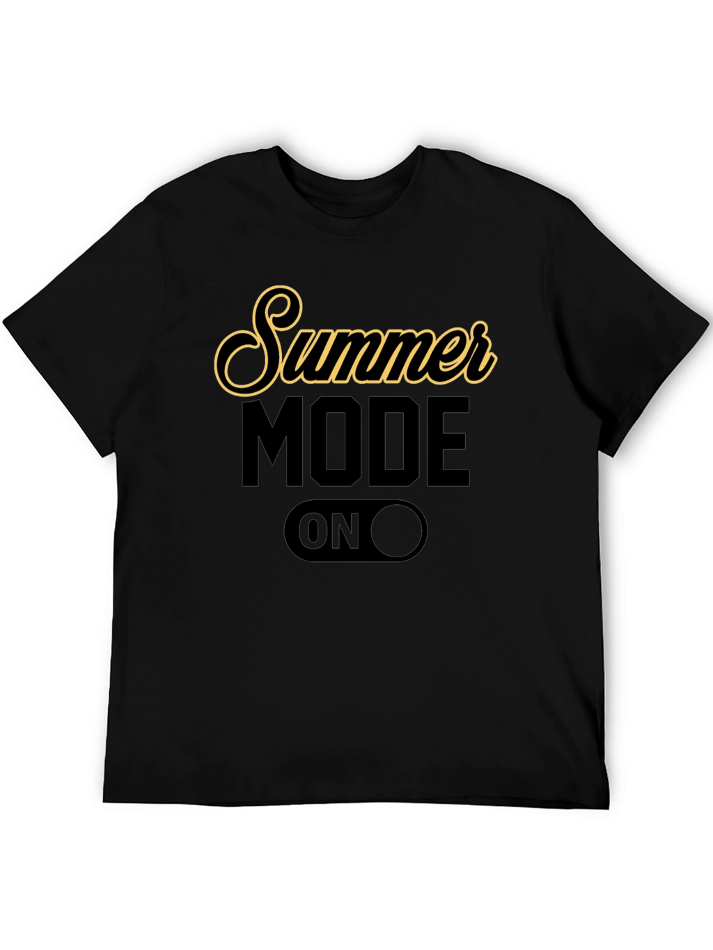 Summer Mode On Graphic T-Shirt - Black
